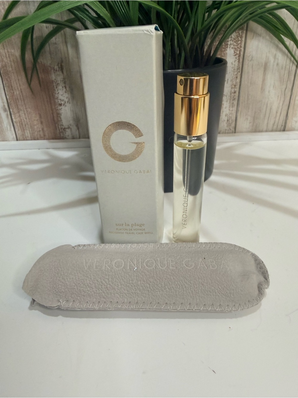 Veronique Gabai Sur la Plage Travel Spray - Cream & Gold